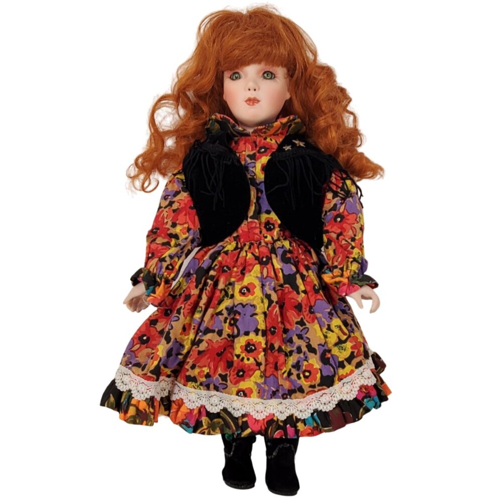 Cindy Shefer Musical Doll "Oh Susannah" 14-inch